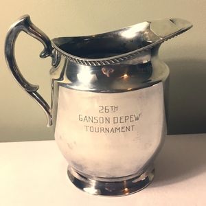1960 Ganson Depew Silver Trophy Pitcher